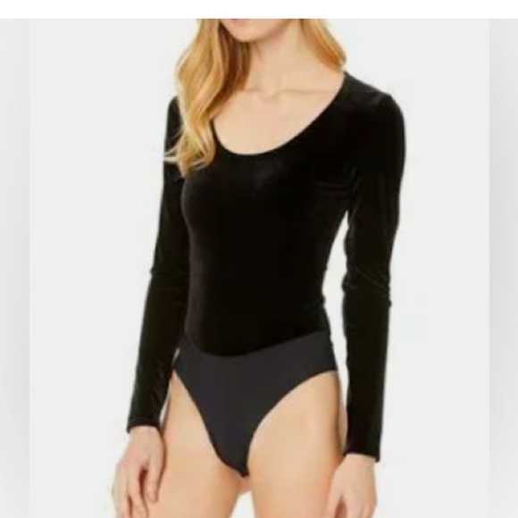 Commando velvet long sleeve scoop neck bodysuit size M - Picture 1 of 4